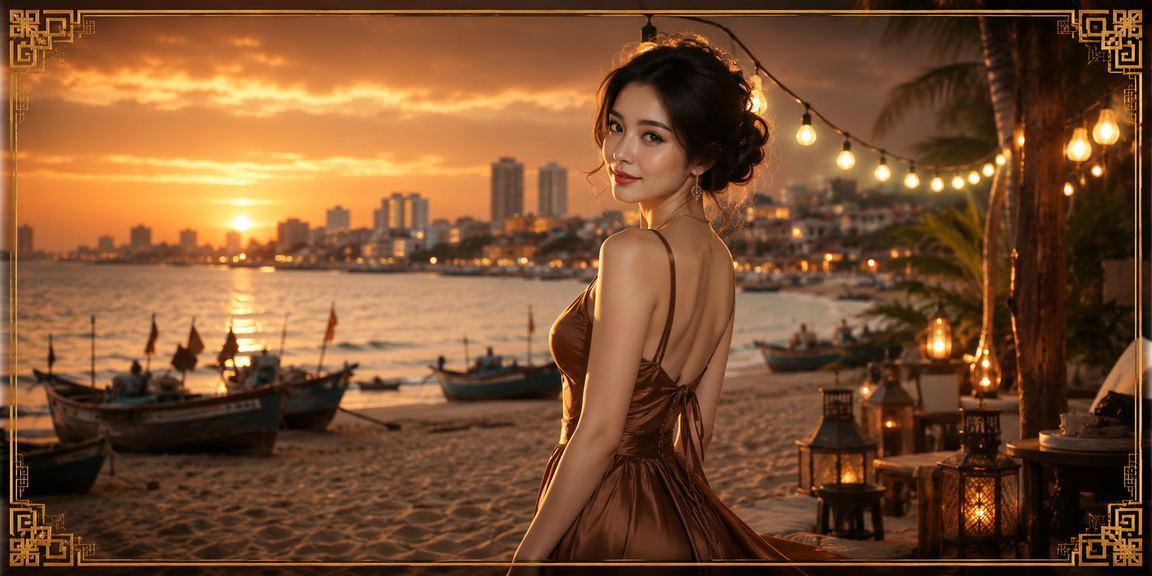 Người dùng tại Mũi Né nhâm nhi cà phê và theo dõi kèo trực tiếp trên điện thoại